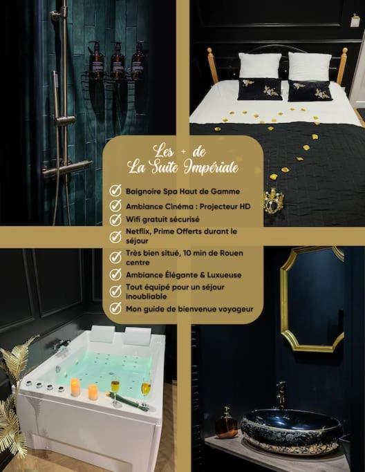 Une Escale A Bali Jacuzzi - Cinema - Self Check-In Le Petit-Quevilly Exterior photo